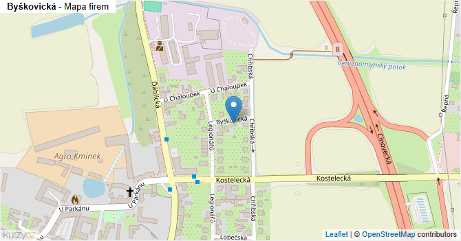 Byškovická - mapa firem