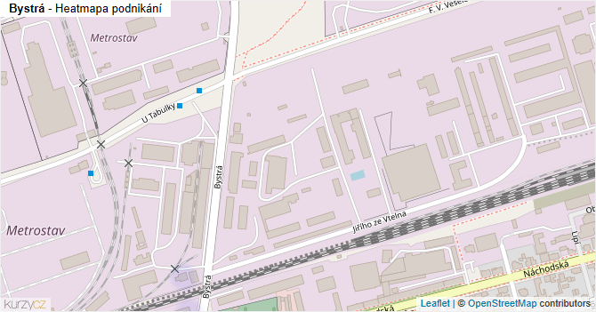 Bystrá - mapa podnikání