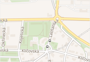 Čakovická v obci Praha - mapa ulice