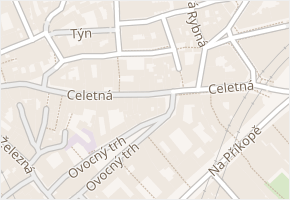 Celetná v obci Praha 18 - mapa ulice