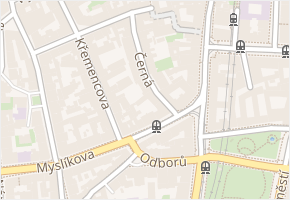 Černá v obci Praha - mapa ulice