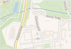 Černínská v obci Praha 9 - mapa ulice