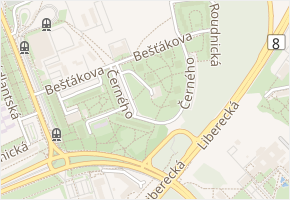 Česákova v obci Praha 10 - mapa ulice