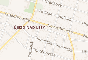 Chabeřická v obci Praha - mapa ulice