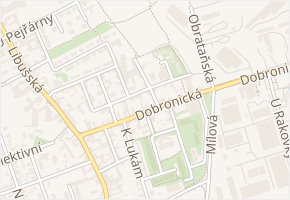 Chladírenská v obci Praha - mapa ulice