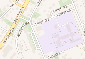 Cholupická v obci Praha 10 - mapa ulice