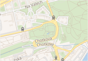 Chotkovy sady v obci Praha - mapa ulice