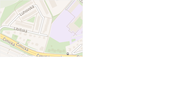 Chotovická v obci Praha 5 - mapa ulice