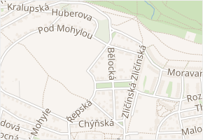 Chrášťanská v obci Praha - mapa ulice