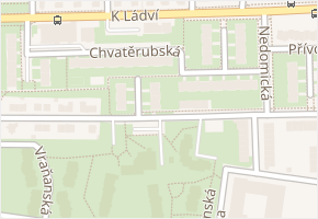 Chvatěrubská v obci Praha 4 - mapa ulice