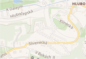 Chýnická v obci Praha 16 - mapa ulice