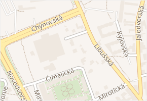 Chýnovská v obci Praha - mapa ulice