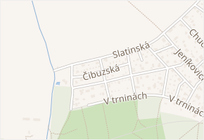 Čibuzská v obci Praha - mapa ulice