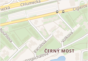 Cíglerova v obci Praha - mapa ulice