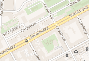 Čihákova v obci Praha - mapa ulice