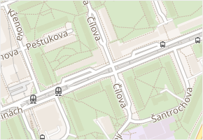 Čílova v obci Praha 7 - mapa ulice
