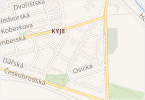 Církvičná v obci Praha - mapa ulice