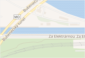 Císařský ostrov v obci Praha - mapa ulice