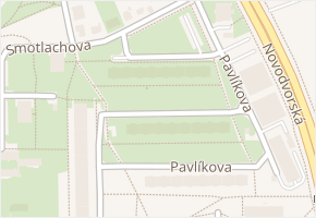Cuřínova v obci Praha - mapa ulice