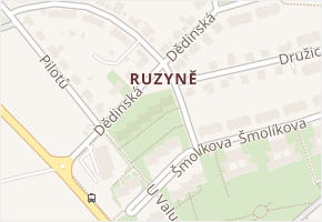 Dědinská v obci Praha - mapa ulice