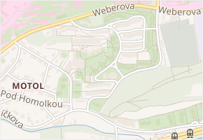 Deylova v obci Praha - mapa ulice