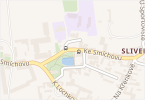 Diamantová v obci Praha 2 - mapa ulice