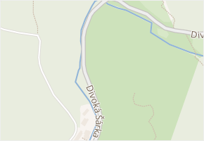 Divoká Šárka v obci Praha - mapa ulice