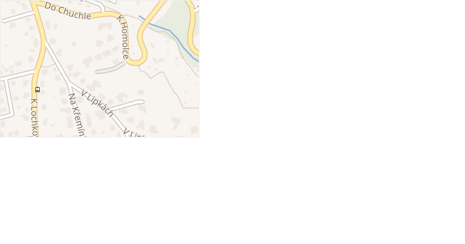 Do Chuchle v obci Praha - mapa ulice