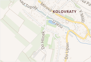 Do Hlinek v obci Praha - mapa ulice