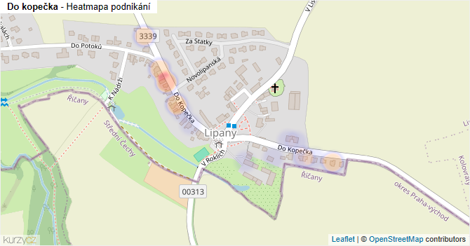Do kopečka - mapa podnikání