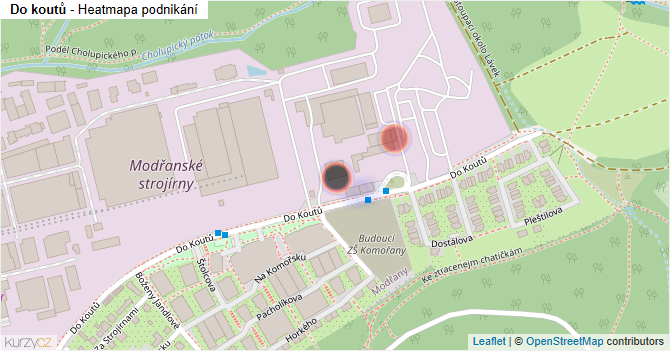 Do koutů - mapa podnikání