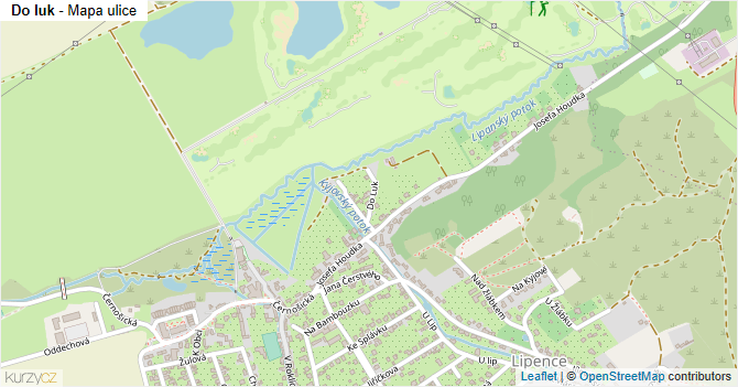 Do luk - mapa ulice