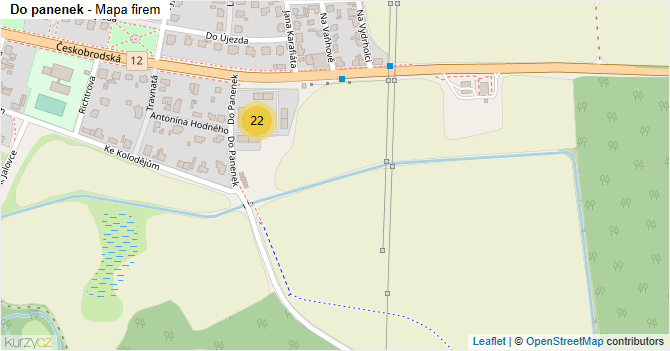 Do panenek - mapa firem