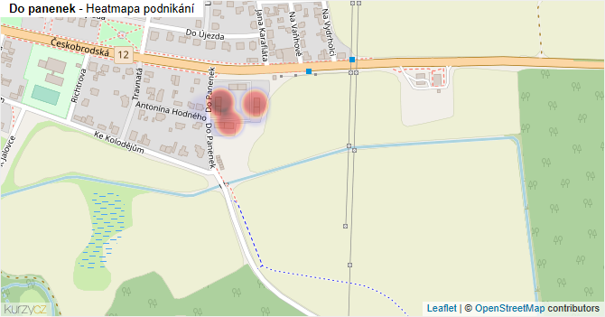 Do panenek - mapa podnikání