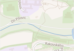 Do Píšovic v obci Praha - mapa ulice