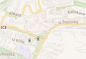Do polí v obci Praha - mapa ulice