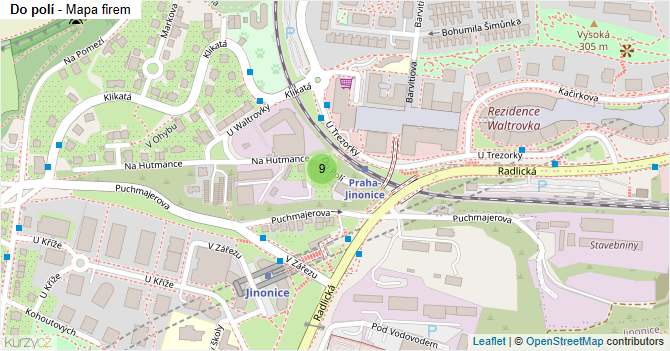 Do polí - mapa firem