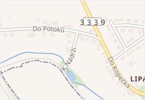 Do potoků v obci Praha - mapa ulice