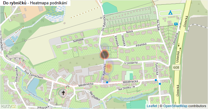 Do rybníčků - mapa podnikání
