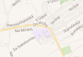 Do vrchu v obci Praha - mapa ulice