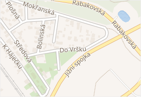 Do vršku v obci Praha - mapa ulice