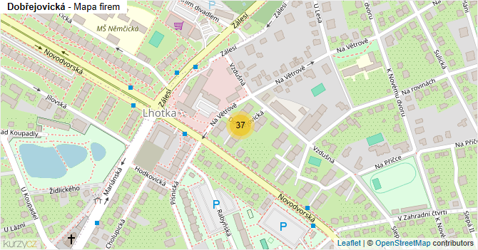 Dobřejovická - mapa firem
