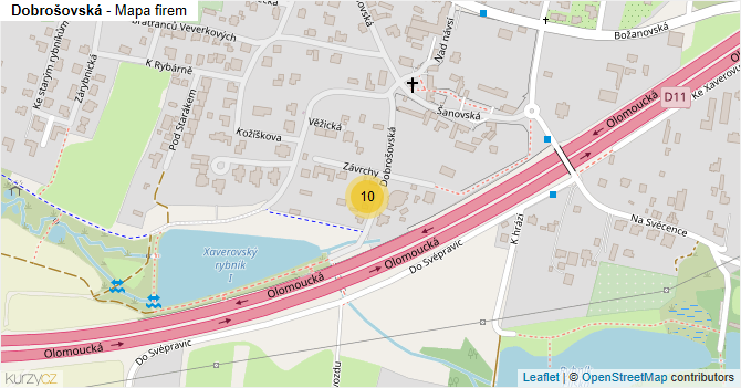 Dobrošovská - mapa firem