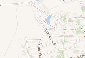 Doksanská v obci Praha - mapa ulice