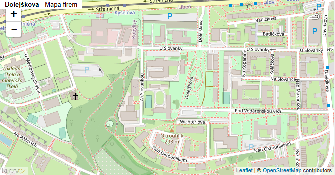 Dolejškova - mapa firem