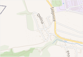 Dolina v obci Praha - mapa ulice