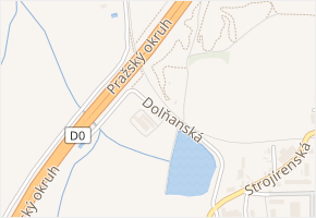 Dolňanská v obci Praha 14 - mapa ulice