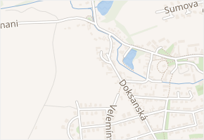 Domašínská v obci Praha - mapa ulice