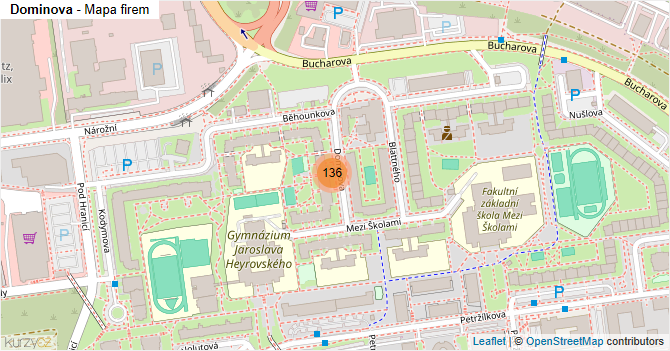 Dominova - mapa firem