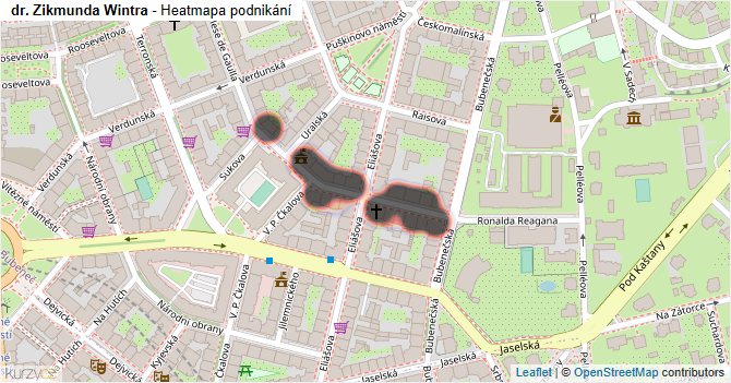 dr. Zikmunda Wintra - mapa podnikání